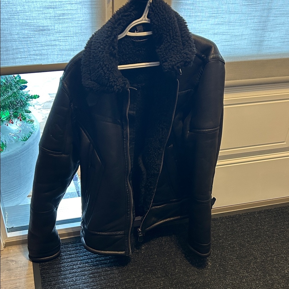 Trendy Black Teddy Jacket